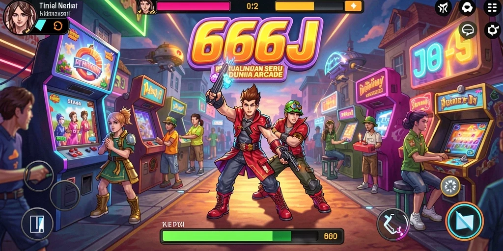 Screenshot <strong>666J</strong> menampilkan aksi seru dalam permainan Arcade.