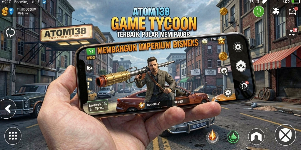 Screenshot ATOM138 menampilkan dinamika gameplay Tycoon yang menarik.