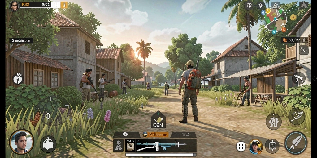 Tampilan menarik screenshot gameplay F32 yang menampilkan aktivitas simulasi.