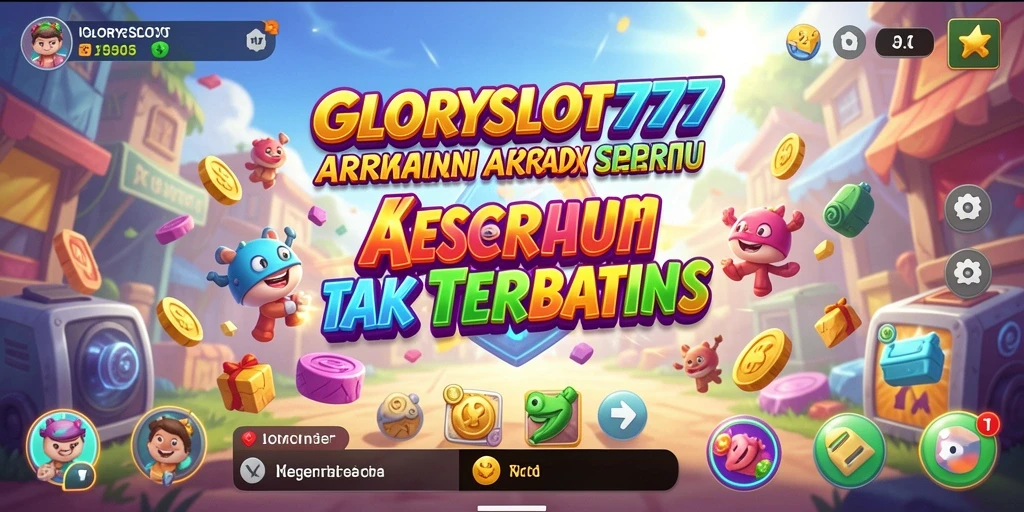 Screenshot menunjukkan gameplay seru dengan grafis menakjubkan di GLORYSLOT777.
