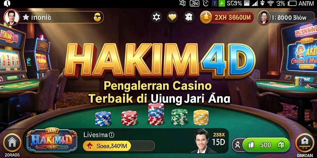 Tampilan gameplay HAKIM4D yang menarik di Live Casino.