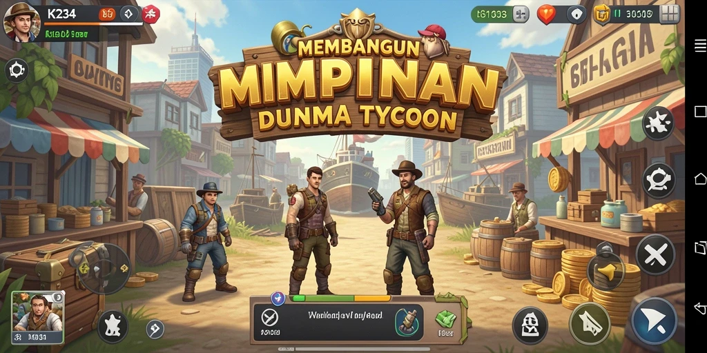 Tampilan gameplay K234 yang menarik dan interaktif.