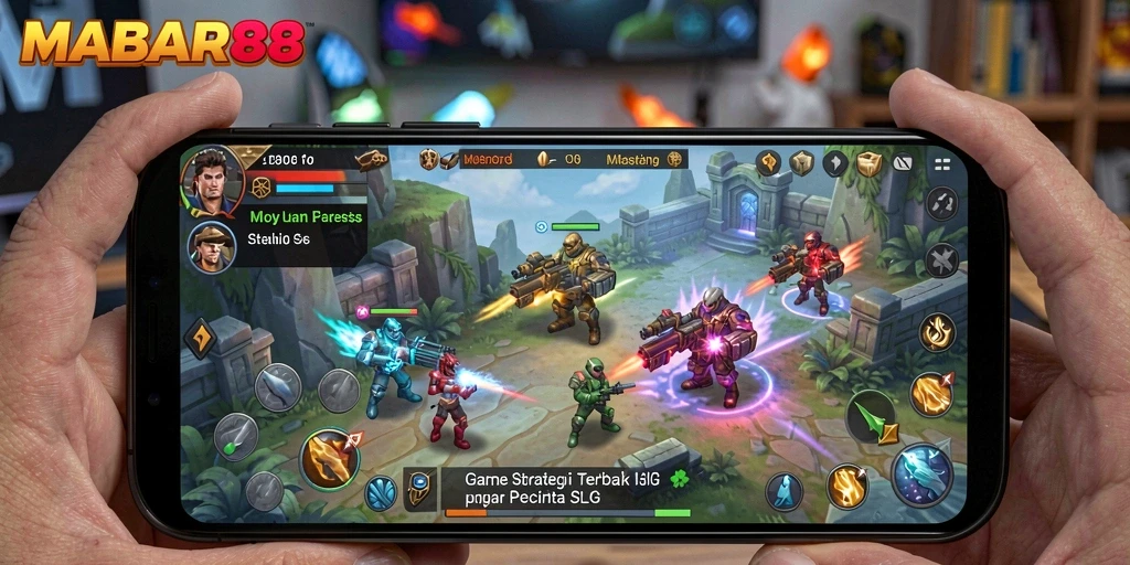 Tampilan gameplay SLG yang mendebarkan di MABAR88.