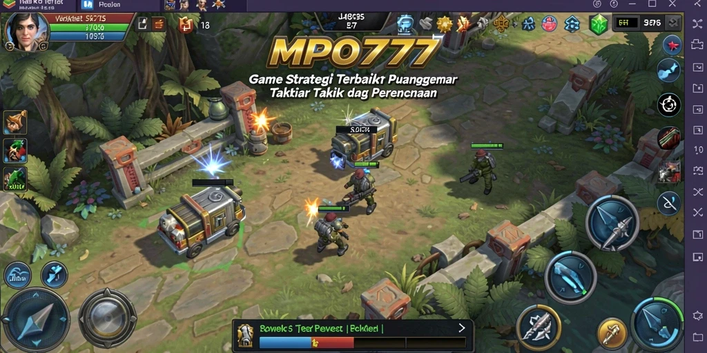 Screenshot MPO777 menampilkan pertempuran strategis yang mendebarkan.