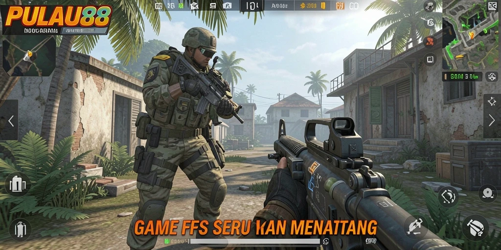 Screenshot gameplay PULAU88 yang menunjukkan aksi seru.