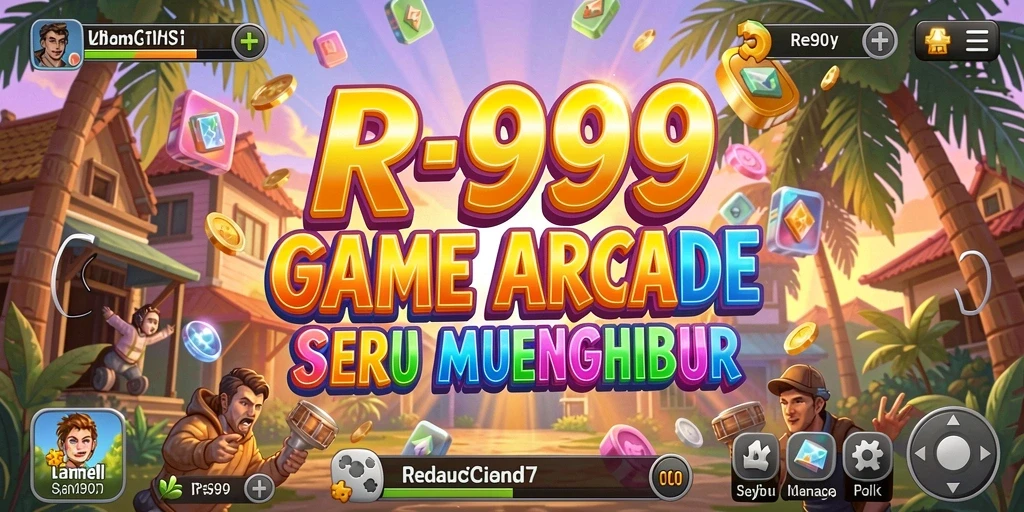 Tampilan gameplay menegangkan dan seru di game Arcade RR999.