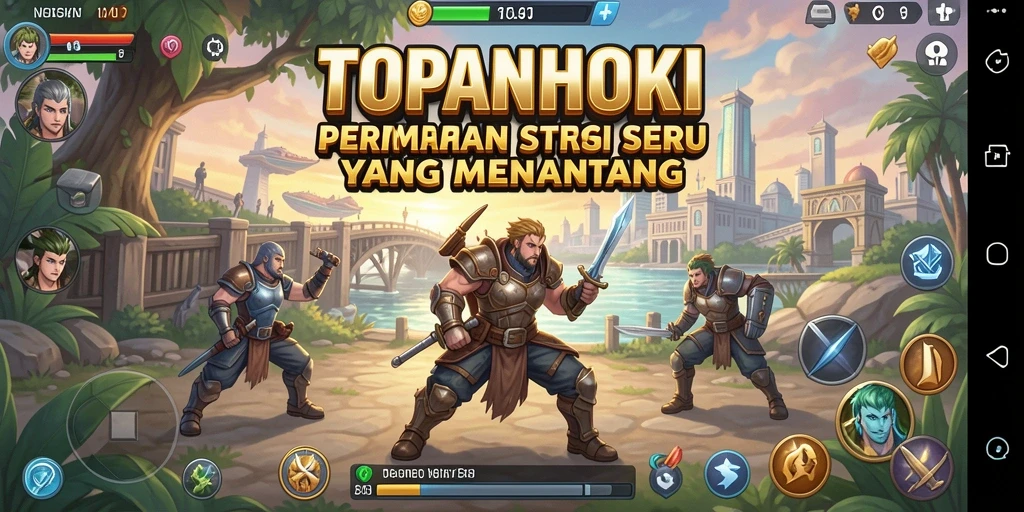 Tampilan grafis dan gameplay seru dari TOPANHOKI.